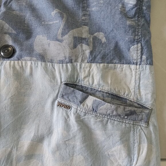 G-Star Raw ~ Cotton Print Blazer - Picture 8 of 14